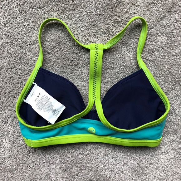 Roxy Reversible Flip Side Swim Top - Picture 2 of 4